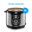 (PAGUE 1 LEVE 2) Panela de Pressão Elétrica 10 Funções – 840W | Segurança e Rapidez + BRINDE: Kit Utensílios