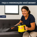 Limpador à Vapor com 9 acessórios + Brinde Esponja Mágica