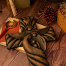 Cruz de Madeira Esculpida da Sagrada Família