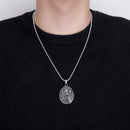 Colar Cristão Pastor Jesus Cristo com Cordeiro