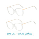 Óculos Multifocal Crystal Fashion - Se Adapta Ao Seu Grau (Compre 1 Leve 2 + Brinde Capinha Protetora)