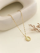 Colar Virgem Maria Colorido Feminino de Zircão