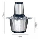 Processador e Triturador Elétrico 2L + Brinde: Potes Herméticos para Armazenamento!