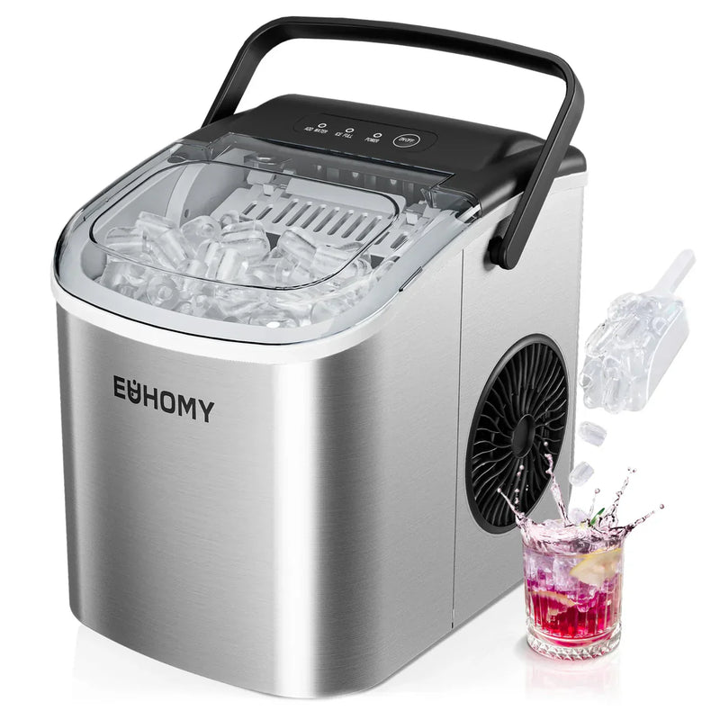 [ÚLTIMAS UNIDADES] Big Ice - Máquina de Gelo Portátil 12Kg - Compacta, Silenciosa e Rápida - Bivolt 110/220v