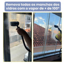 Limpador à Vapor com 9 acessórios + Brinde Esponja Mágica