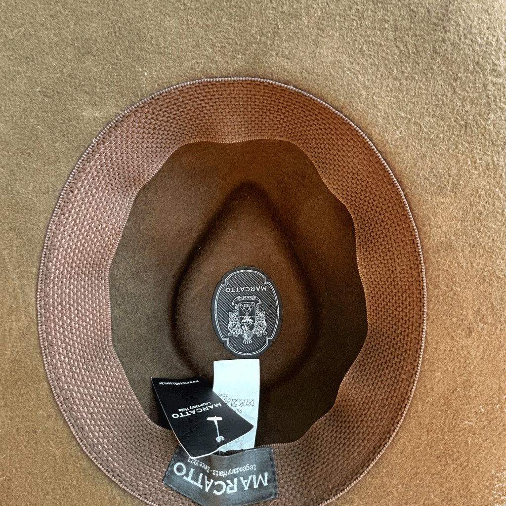 Chapéu Cavalgada Bridão Feltro Marcatto Tabaco 14148