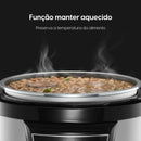 (PAGUE 1 LEVE 2) Panela de Pressão Elétrica 10 Funções – 840W | Segurança e Rapidez + BRINDE: Kit Utensílios