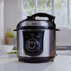 (PAGUE 1 LEVE 2) Panela de Pressão Elétrica 10 Funções – 840W | Segurança e Rapidez + BRINDE: Kit Utensílios