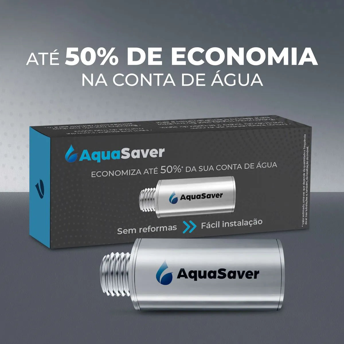 AquaSaver Pro Sempre Bella - Economize Até 50% na Conta de Água (COMPRE 1 LEVE 2)