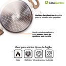 Kit Cozinha dos Sonhos: 9 Panelas Ceramica + 13 Utensílios de Brinde