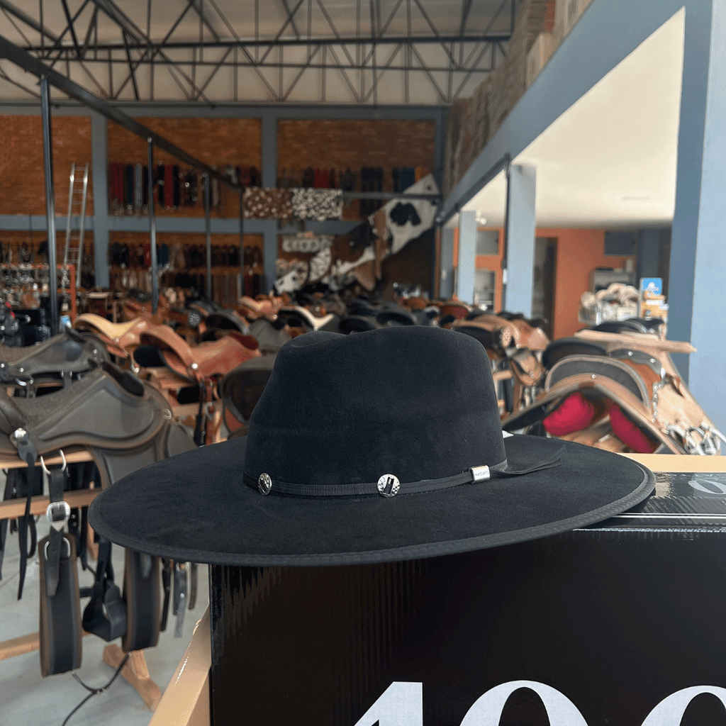 Chapéu Muladeiro Preto Aveludado Marcatto 13606-90