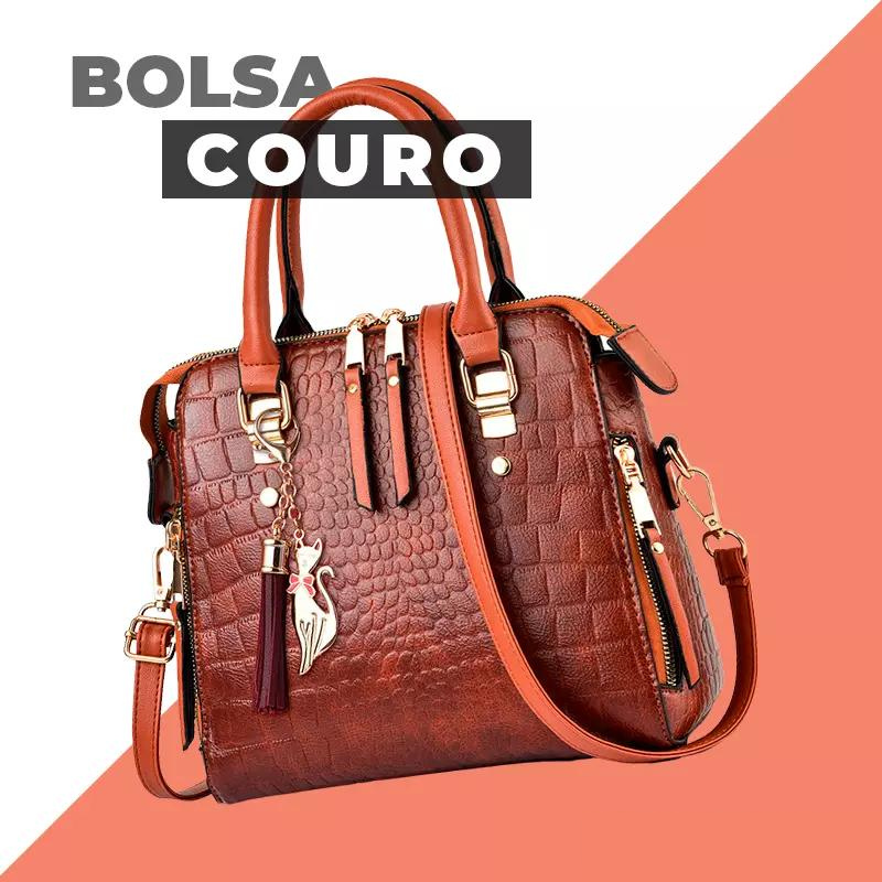 Bolsa Elisa Couro Elisa Design Crocodilo
