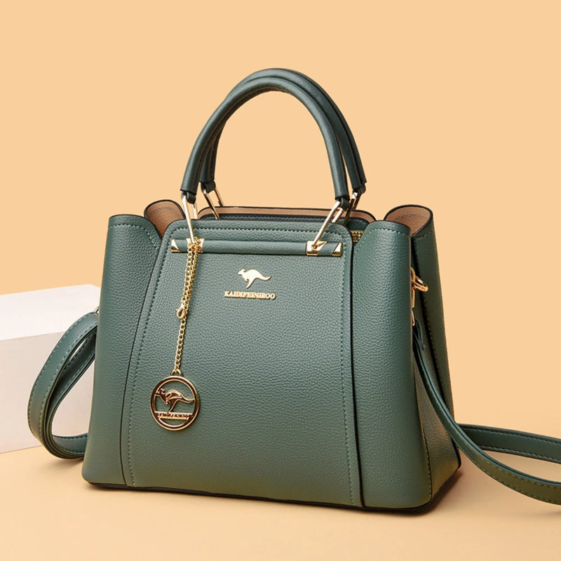 Bolsa Feminina de Couro Legítimo Transversal Luxuosa - Style Couer