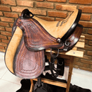Sela Mangalarga Assento Bordado Rebaixada