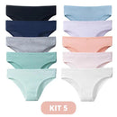 [COMPRE 5 LEVE 10] - Calcinha Comfort™ AntiBacteriana 100% Algodão