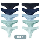 [COMPRE 5 LEVE 10] - Calcinha Comfort™ AntiBacteriana 100% Algodão