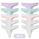 [COMPRE 5 LEVE 10] - Calcinha Comfort™ AntiBacteriana 100% Algodão