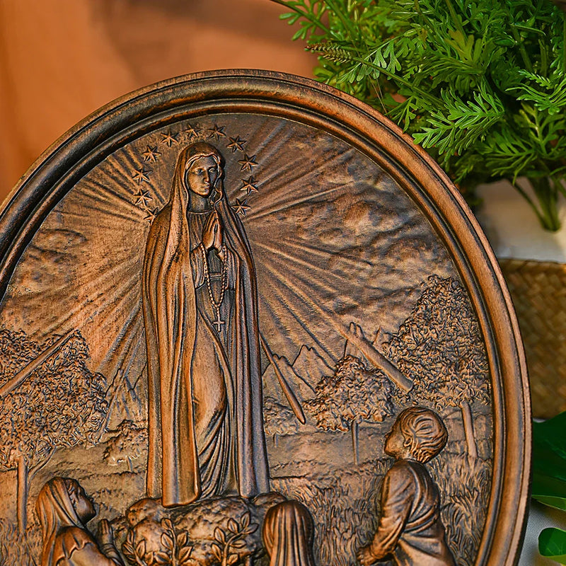 Talha em Madeira Nossa Senhora de Fátima