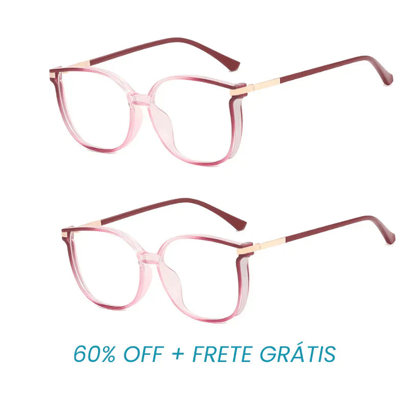 Óculos Multifocal Diamond Life [Se Adapta Ao Seu Grau] Pague 1 Leve 2 + Brinde Capinha Protetora