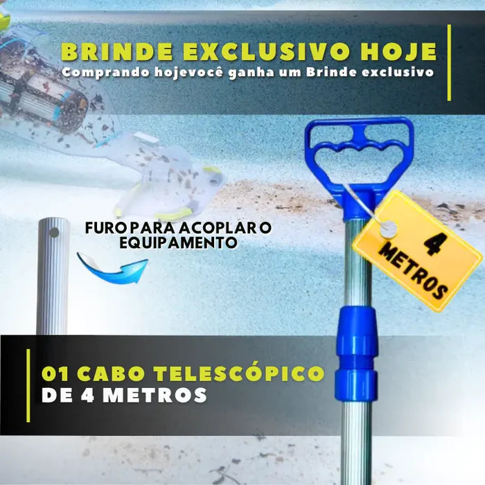 Ryobi One Plus - Aspirador de Piscina Sem Fio 24V/90W - BIVOLT 110/220