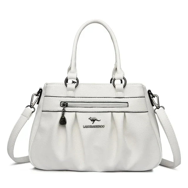 Bolsa Feminina de Couro Legítimo - Roma