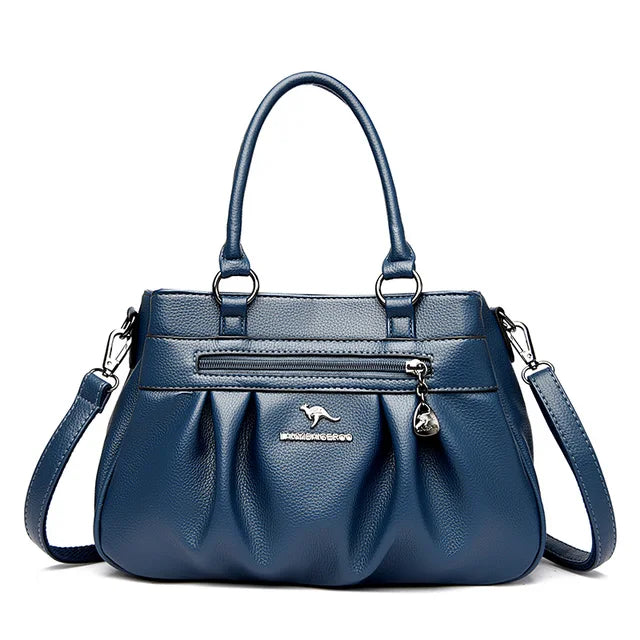 Bolsa Feminina de Couro Legítimo - Roma