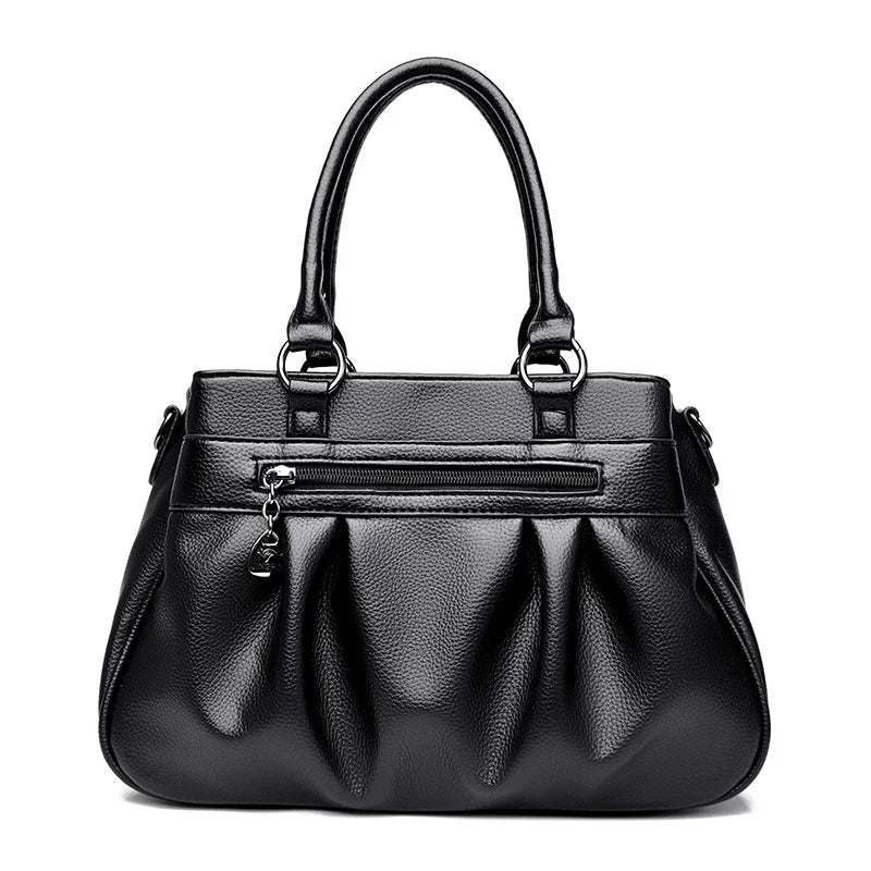 Bolsa Feminina de Couro Legítimo - Roma