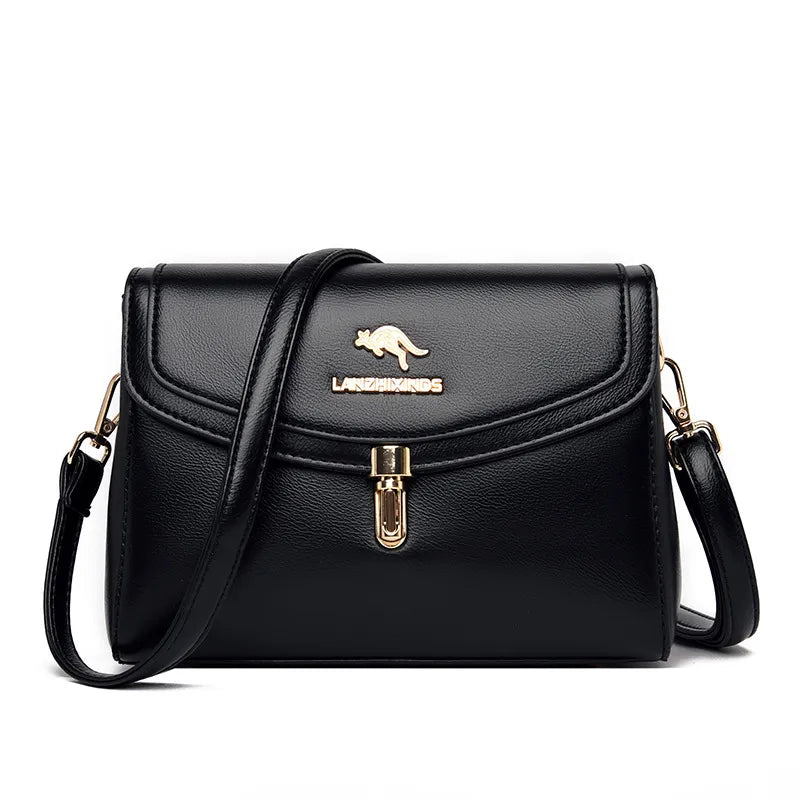 Bolsa Feminina Canguru Crossbody em Couro Legítimo - Clean
