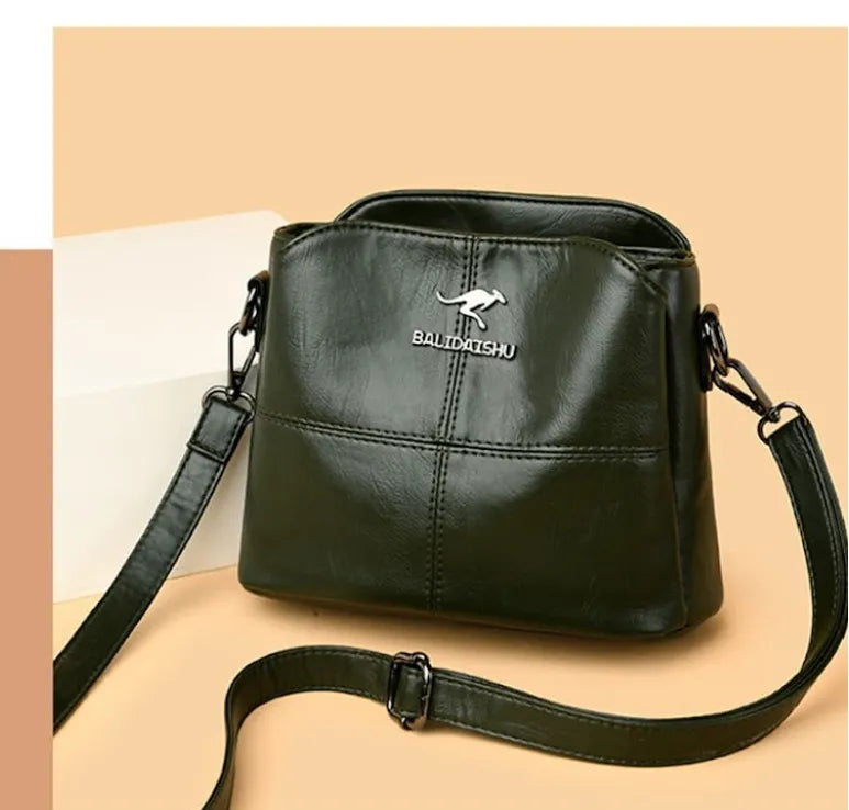 Bolsa de couro de alça transversal- Ecouer