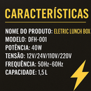 (PAGUE 1 LEVE 2) Marmita Elétrica Portátil 2 em 1 – Aqueça sua comida onde estiver