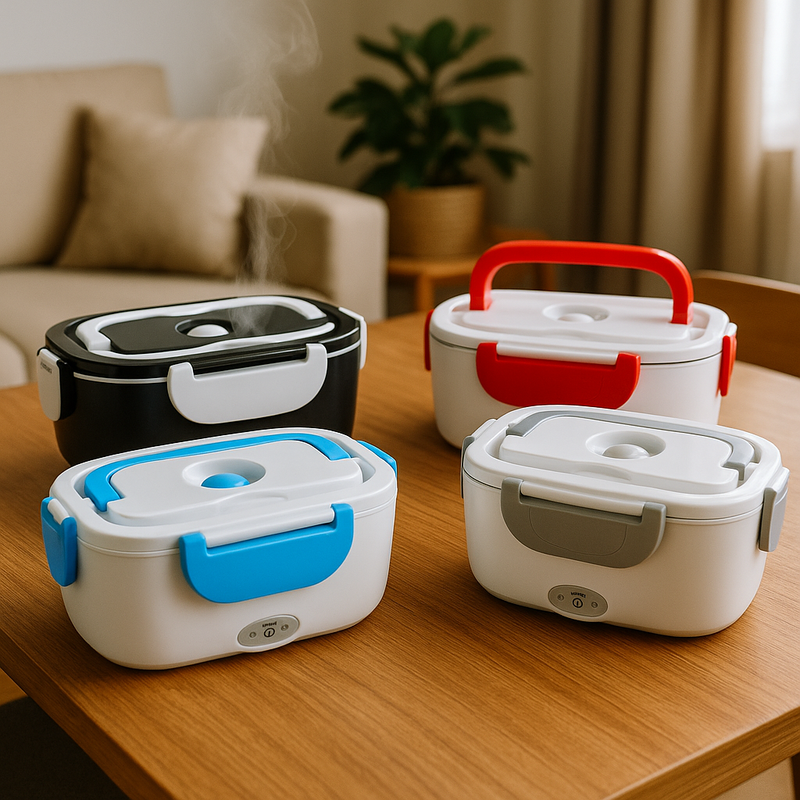 (PAGUE 1 LEVE 2) Marmita Elétrica Portátil 2 em 1 – Aqueça sua comida onde estiver
