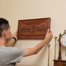 Última Ceia Ícones de Escultura Religiosa Presentes em Madeira Arte de Parede