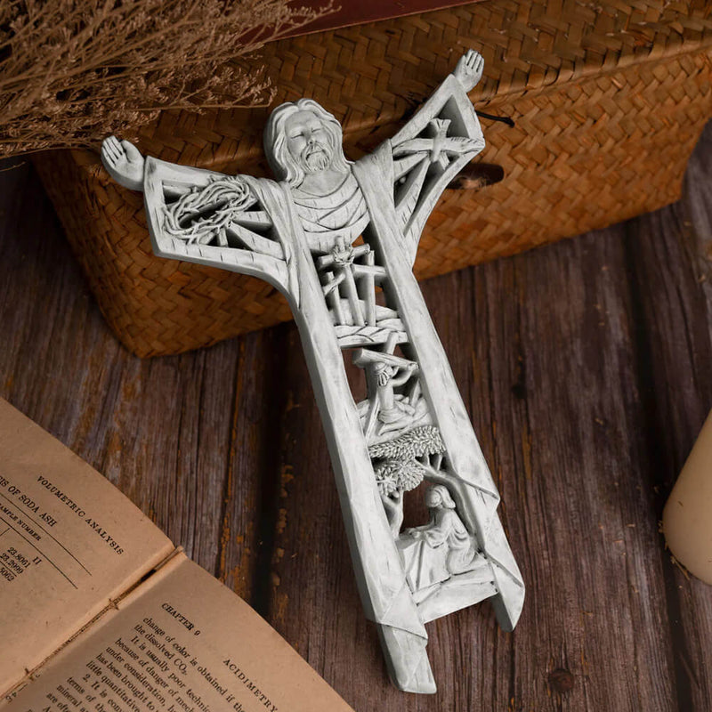 Cristo Ressuscitado de Parede e Símbolos da Ressurreição
