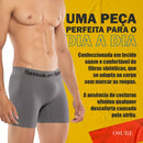 Kit 20 Cuecas Boxer  Masculinas Microfibra Adulto Box Sem Costura+ 5 Meias