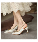 Scarpin Lays Bicolor com Spikes