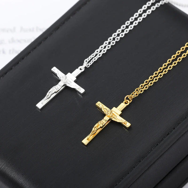 Corrente Jesus Cristo - Jóia Folheada a Ouro