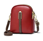 Bolsa Compacta Feminina em Couro Legítimo - Serena