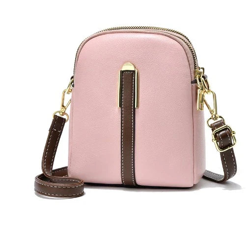 Bolsa Compacta Feminina em Couro Legítimo - Serena