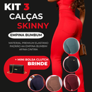 [PREÇO DIRETO DA FÁBRICA] Kit 3 Calça Skinny Básica com Bolsos Empina Bumbum