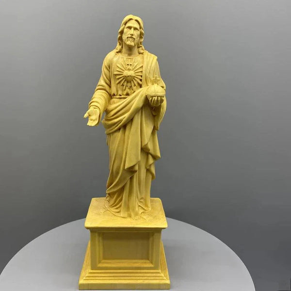 Escultura Jesus do Sagrado Coração