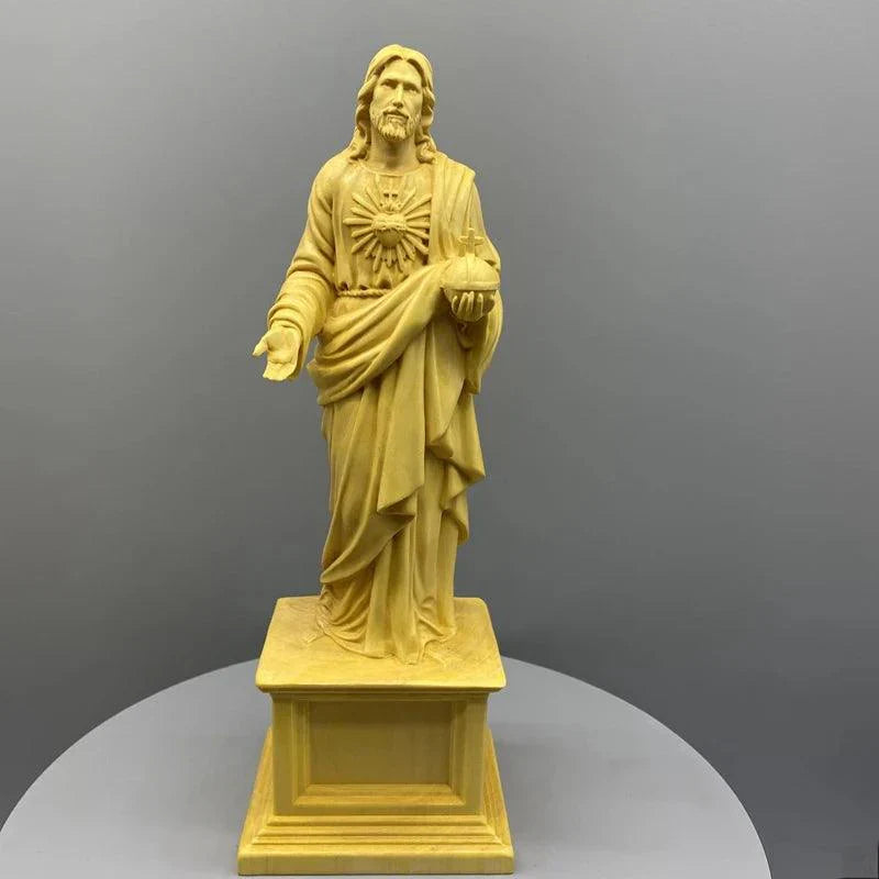 Escultura Jesus do Sagrado Coração