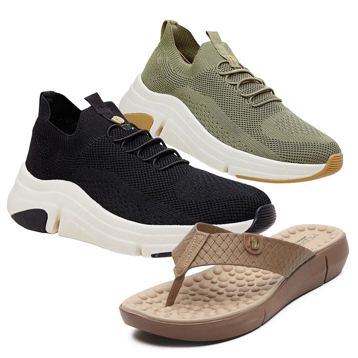 Tênis Ortopédico + Chinelo Massageador - [Envio Nacional]