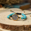 Pulseira de Pedra Turquesa São Bento