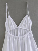 Vestido Liz Midi Recorte Abaixo do Busto