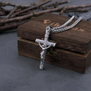 Colar Crucifixo Jesus Cristo na Cruz