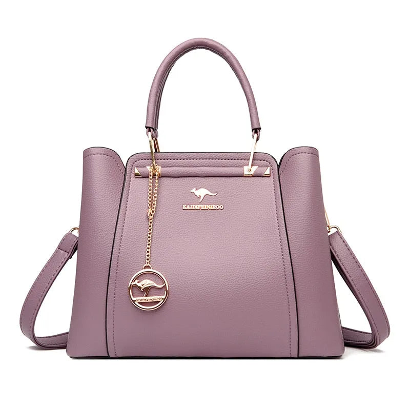 Bolsa Feminina de Couro Legítimo Transversal Luxuosa - Style Couer
