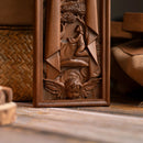 Cruz da Ascensão de Jesus Escultura em Madeira