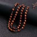 Terço Rosário Marrom Escuro