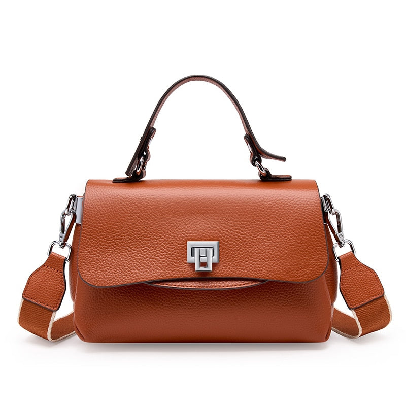 Bolsa Feminina Compacta em Couro Legítimo - Melbourn