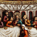 Última Ceia - Escultura em Relevo 3D da Fé Cristã